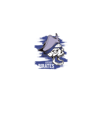 Airship Pirates 2 - Pirat model gri pe tricou