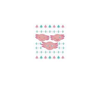 Pulover urât Axolotl model negru pe tricou