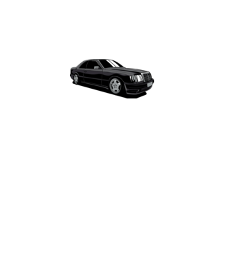 Mercedes model albastru deschis pe tricou