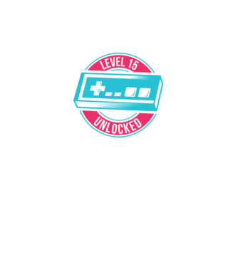 Level 15 Unlocked 15th Birthday model alb pe tricou