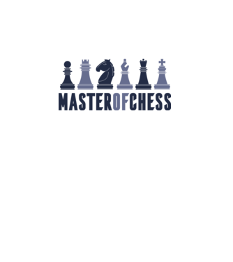 Master of Chess model alb pe tricou
