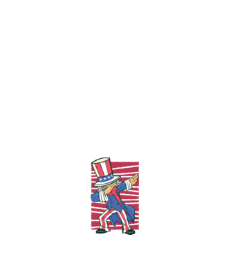 Uncle Sam DAB model roz deschis pe tricou