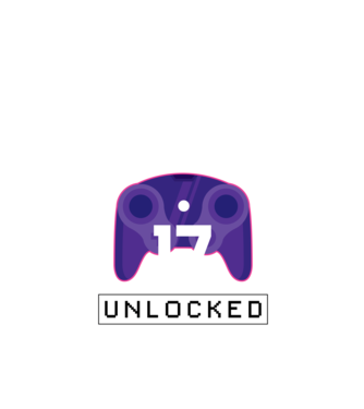 Level 17 Unlocked Gamer Birthday model negru pe tricou
