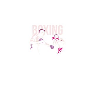 Boxing model negru pe tricou