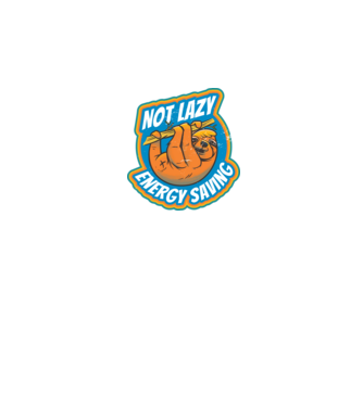 Not Lazy, Energy Saving - Leneș model negru pe tricou