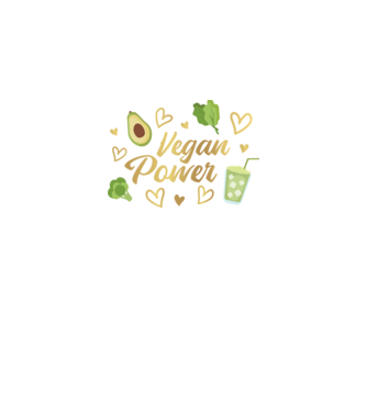 Vegan Power tricou vegan model gri închis pe tricou