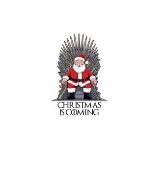 Christmas is Coming Alb model alb pe tricou