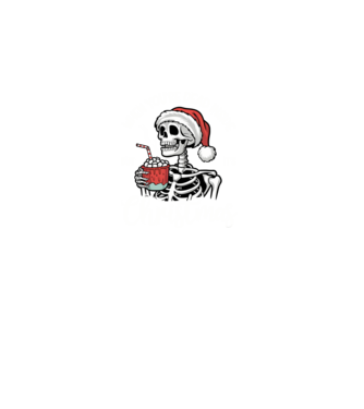 Dead inside, but it's christmas Negru model negru pe tricou