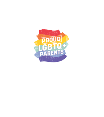 Părinți mândri LGBTQ model albastru închis pe tricou