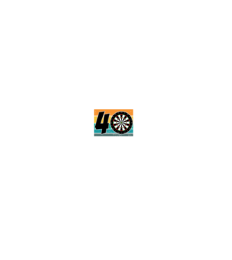 'I''m not 40 I''m double 20 darts birthday' model negru pe tricou