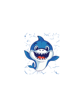 Baby Shark tricou drăguț cu rechin model turcoaz pe tricou