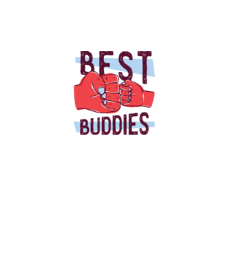 Best Buddies - Cei mai buni prieteni model galben neon pe tricou