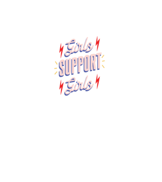 Girls Support Girls Ziua Femeii model turcoaz pe tricou