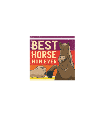 Best Horse Mom Ever - Cea mai bună mamă cu cal model negru pe tricou