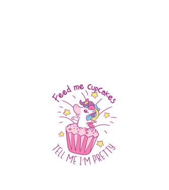Unicorn Muffin model nisipiu pe tricou
