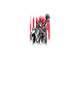 SUA Statuia Libertății model negru pe tricou