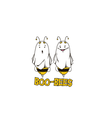 Boo Bees - Albine fantomă Halloween model turcoaz pe tricou
