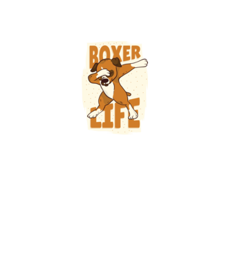 Boxer Life DAB model verde pe tricou