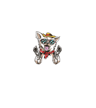 Pew Pew Pew Madafakas Chivava model negru pe tricou