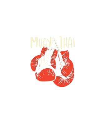 Muay Thai model negru pe tricou