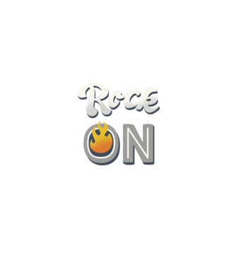 Rock On model negru pe tricou