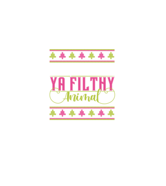 Merry Christmas Ya Filthy Animal model  pe tricou