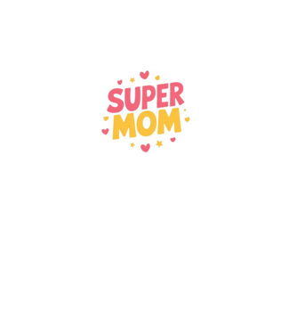 Super Mom Negru model negru pe tricou