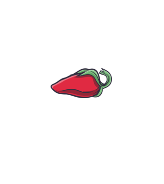 Got Spice ardei model albastru regal pe tricou