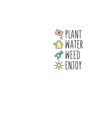 Plant Water Weed Enjoy model galben neon pe tricou