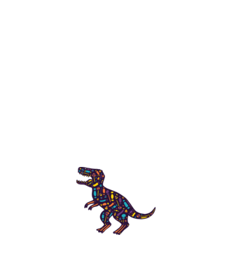 Dino bomboane model negru pe tricou