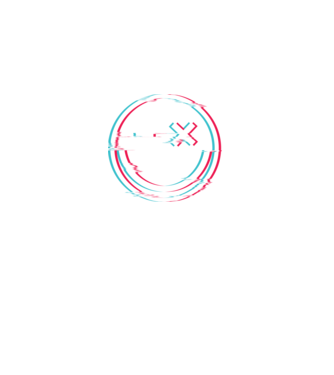 Smile glitch neon tiktok style model negru pe tricou