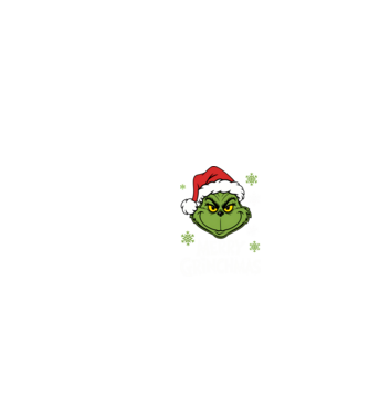 Merry Grinchmas Negru model negru pe tricou