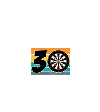 'I''m not 30 I''m double 15 darts birthday' model negru pe tricou