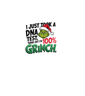 Grinch DNA test model roz deschis pe tricou