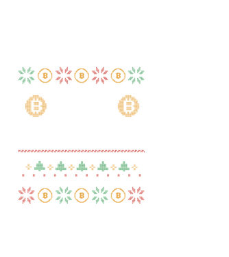 Buy the Dip Bitcoin Ugly Sweater model alb pe tricou