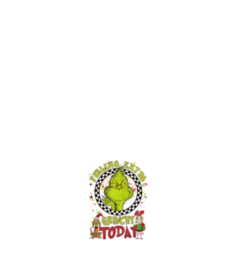 Feeling extra Grinchy today - Grinch model negru pe tricou