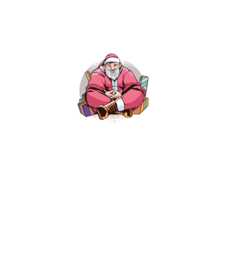 Santa Meditație model verde pe tricou