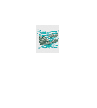 Oceanul cu Stânci model gri pe tricou