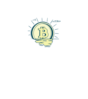 Bitcoin sunrise model gri pe tricou