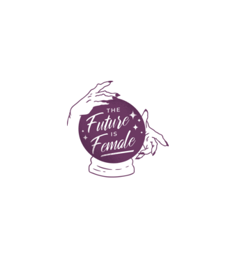 Future is Female Ziua Femeii model alb pe tricou