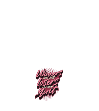 Winners are just losers who never quit model negru pe tricou