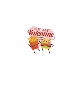 Be my Valentine - Fii dragostea mea tricou pentru Valentine s Day model alb pe tricou