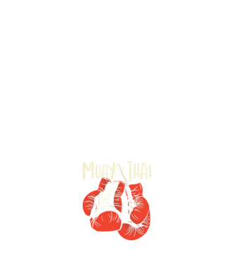 Muay Thai model negru pe tricou