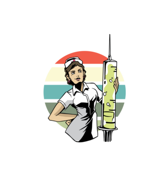 Nu mă poți speria cu nimic, sunt vaccinat model alb pe tricou