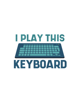 Tastatura Gamer model alb pe tricou