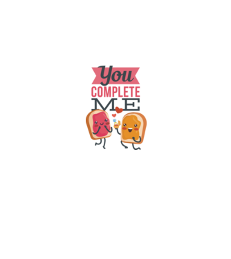 'You Complete Me Tricou drăguț pentru Valentine''s Day' model gri pe tricou