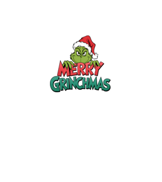 Merry Grinchmas model negru pe tricou