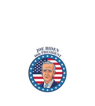 Joe Biden cel de-al 46-lea președinte al SUA model alb pe tricou