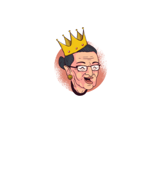 Ruth Bader Ginsburg model negru pe tricou