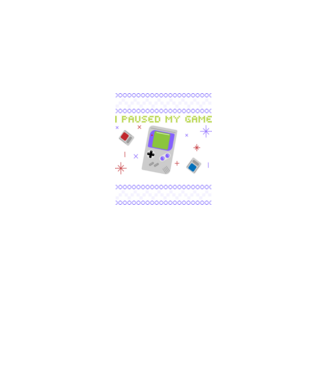 I paused my game to be here - Gamer pulovăr urât model negru pe tricou